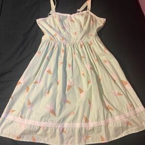 Modcloth Mint Green Ice Cream Dress